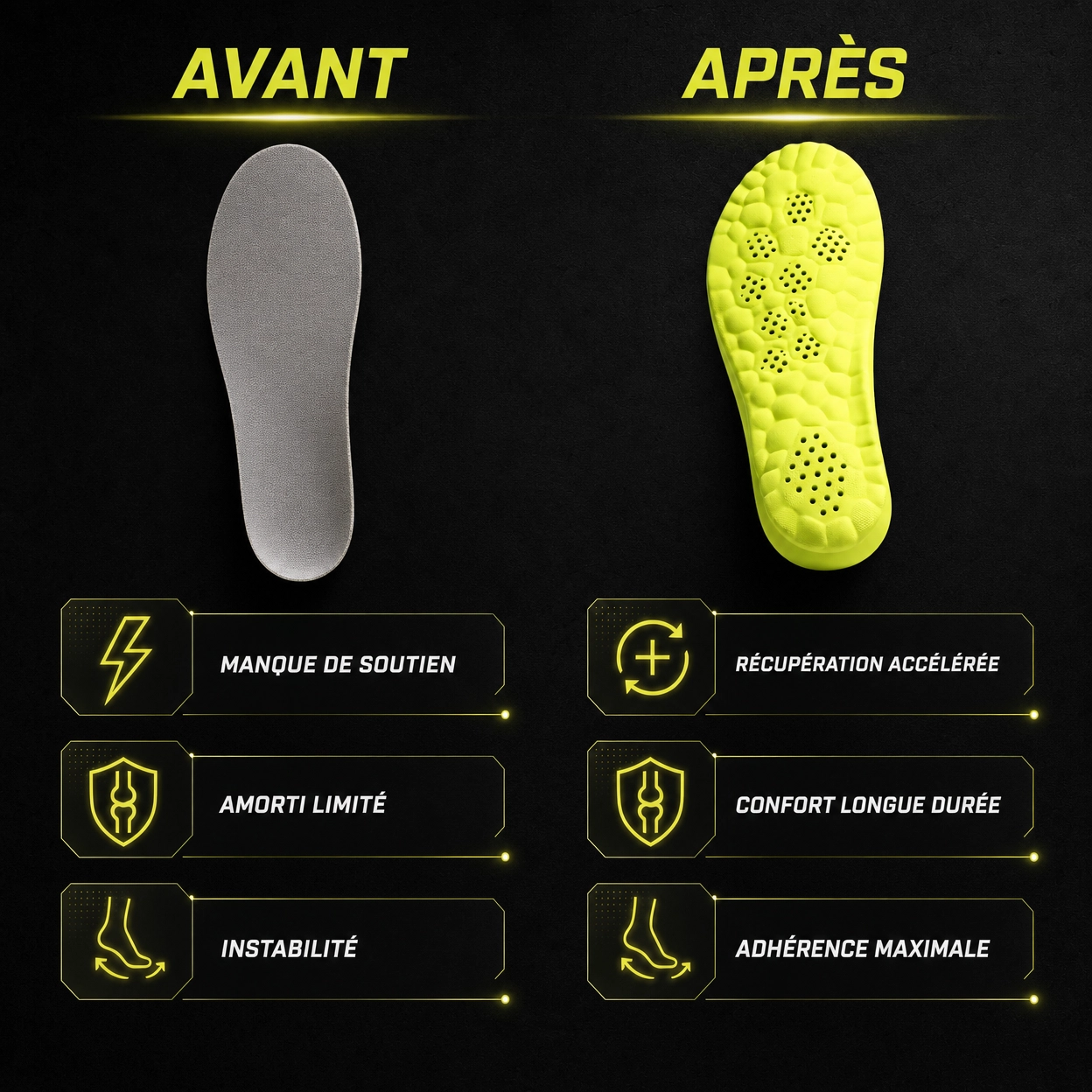 Semelles Padds - Confort & Respiration